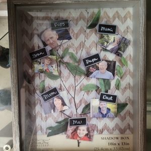 Shadow box picture frame